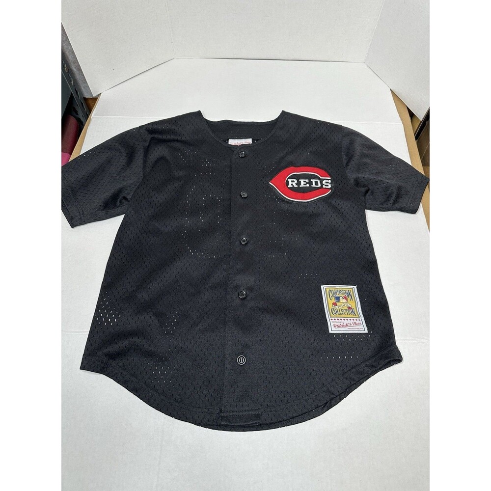 Mitchell & Ness Ken Griffey Jr Cincinnati Reds 2000 Jersey Youth Medium 10-12